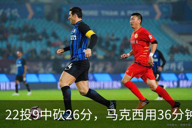 22投9中砍26分，马克西用36分钟稳住76人