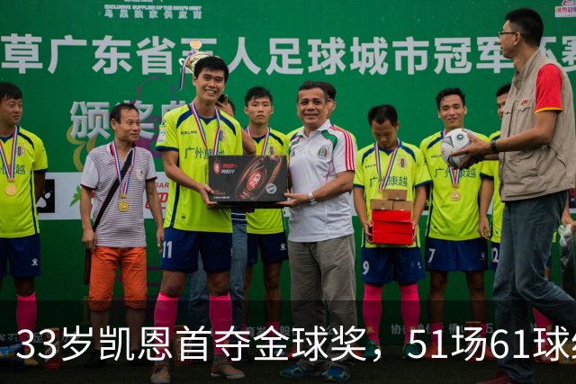 33岁凯恩首夺金球奖，51场61球终于圆梦